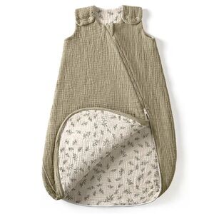 Lulumoon Baby Sleep Sack Muslin Lightweight Night Time Naptime Breathable Cotton